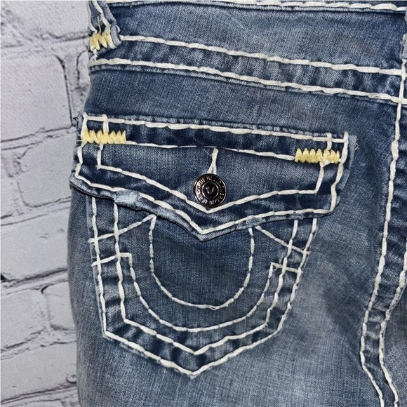 True Religion Jenny Curvy Skinny Stretch Medium Wash Denim Jeans Women’s Size 27 - Picture 5 of 7